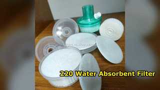 Rollo di carta filtrabile HME assorbente