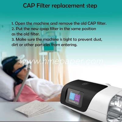 BV Disposable Cotton CPAP Filters For Resmed Airsense S9 S10 CPAP Air Filter