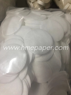 Circular Bacterial Viral Filter Paper 3mm 15bar Max Differential Pressure 100℃ Operating Temp Artificial Nose