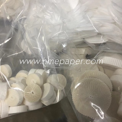 Custom White Wood Pulp HME BVF Filter Paper Rolls 90g/m2 Absorbent for Instrument Class I