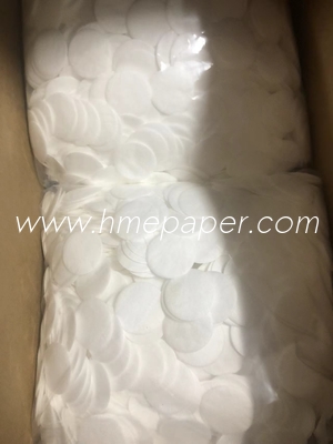 50mm Diameter Disposable Bacterial Filter 0.5bar Pressure Drop Circular Air Filter