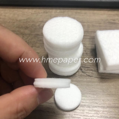 comprare Feltro d'ago Pulpa di cotone Bianco elemento filtrante ad assorbimento circolare per filtri respiratori online manufacture