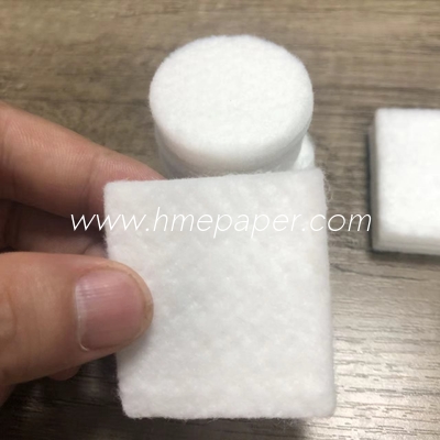 comprare Feltro ad ago circolare/quadrato Respiratore in polpa di cotone bianco Filtro dell'aria per il tester HIV online manufacture