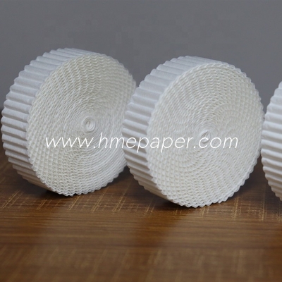 Custom Electrostatic Filter Paper Absorbent HME Wavy Paper Roll Wood Pulp