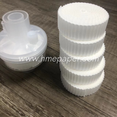 Efficiency Circular HME Filter Paper Custom Diameter for Moisture Exchange Professional HME Filter Paper Roll Factory